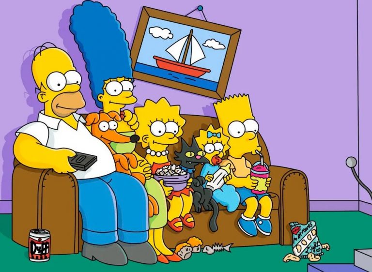 Los Simpson En El Sofá